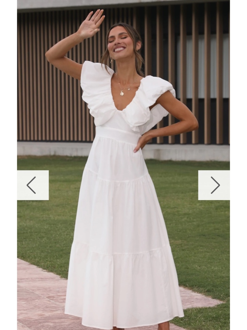 White dress